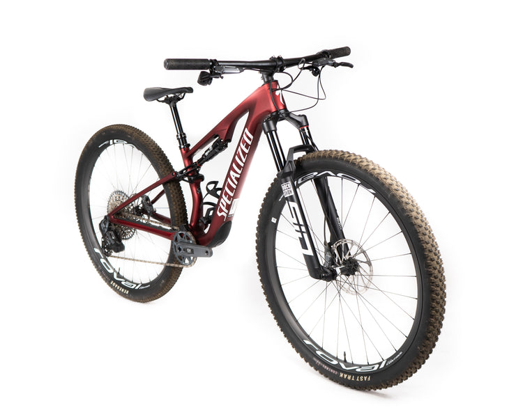 [D&R Pre-Owned] 2025 Specialized Epic 8 Expert - Redsky/Wht Xs