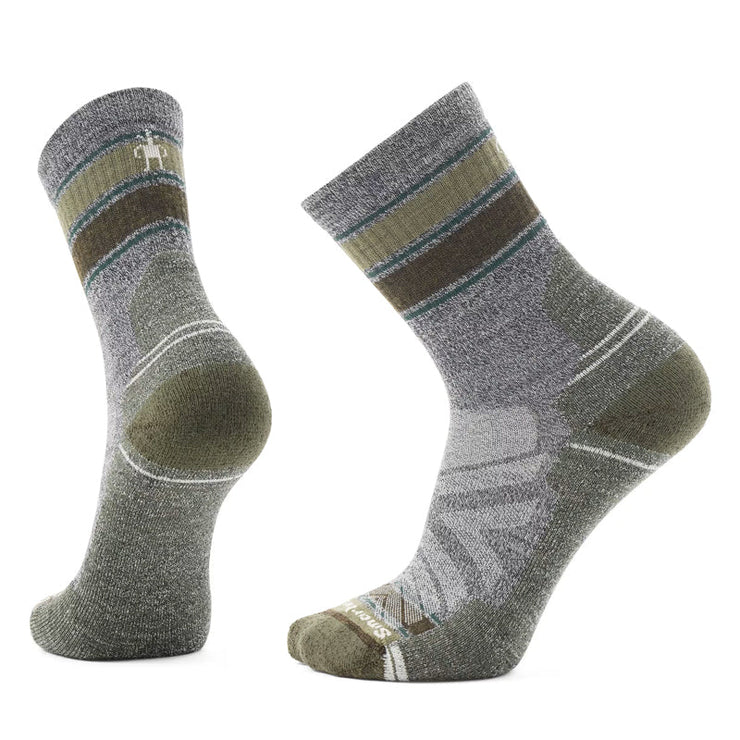 M Hike Light Cushion Striped Mid Crew