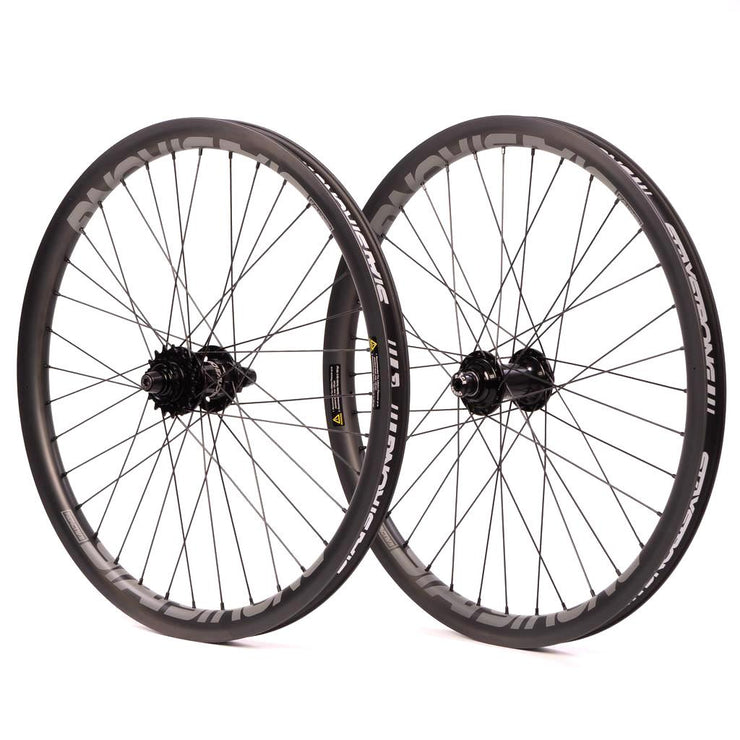 Stay Strong Carbon Reactiv 2 24" Cruiser Disc Race Wheelset - Carbon/ 24x1.75"