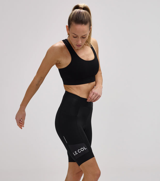Womens Sport Waist Shorts-Short Length