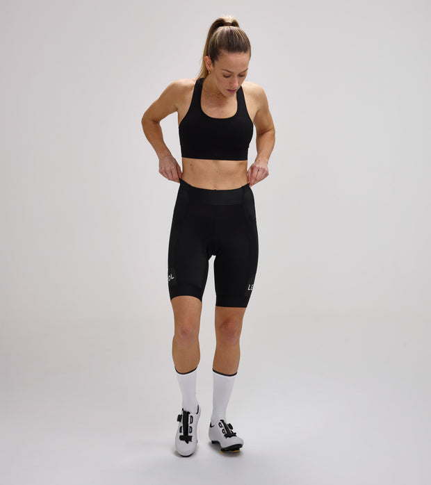 Womens Sport Waist Shorts-Short Length