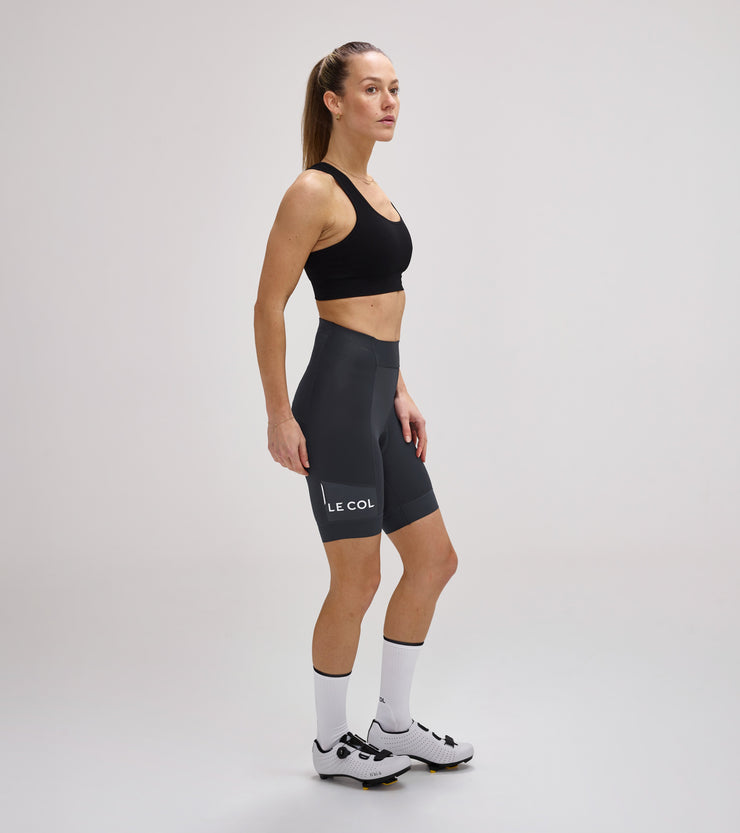 Womens Sport Waist Shorts-Short Length