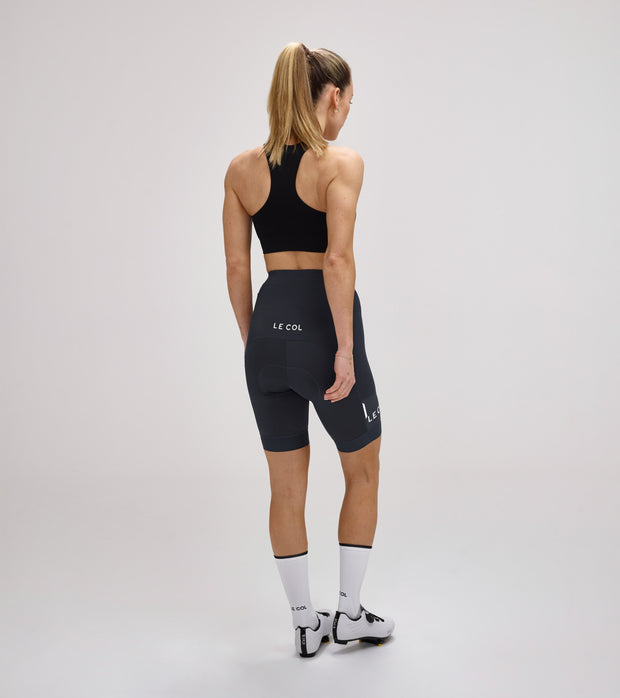 Womens Sport Waist Shorts-Short Length