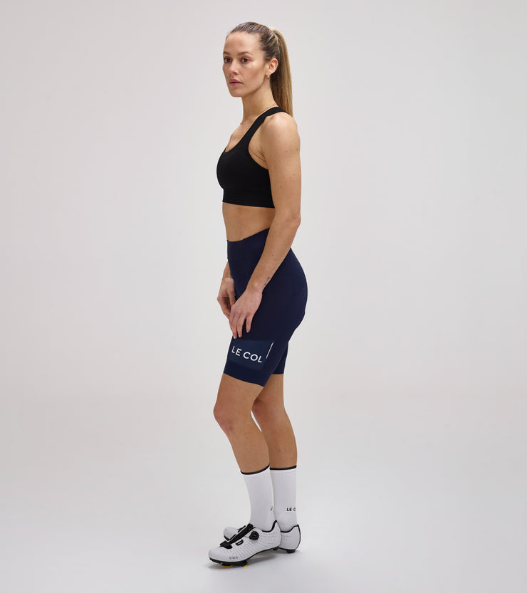 Womens Sport Waist Shorts-Short Length