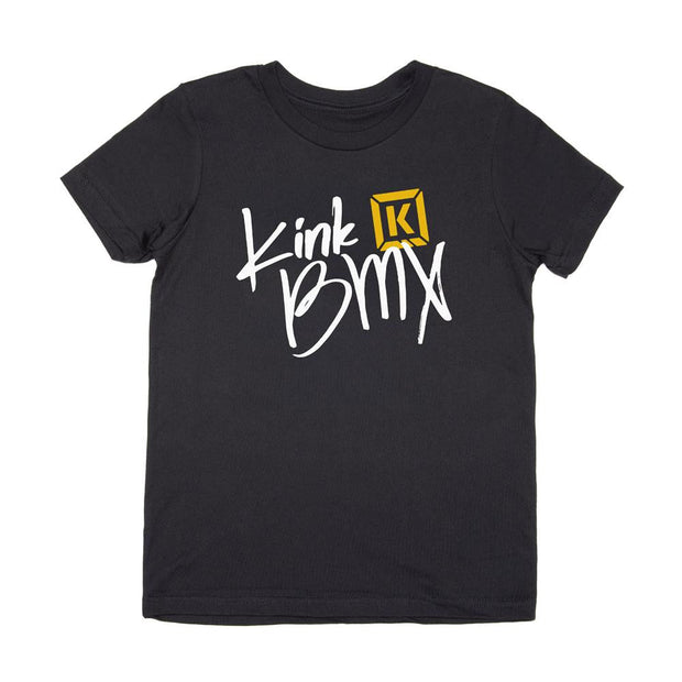 Kink Scribble Youth T-shirt - Black