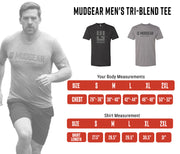 CLEARANCE ITEM - MG Logo - USA Made Tri-Blend Tee (Heather Grey)