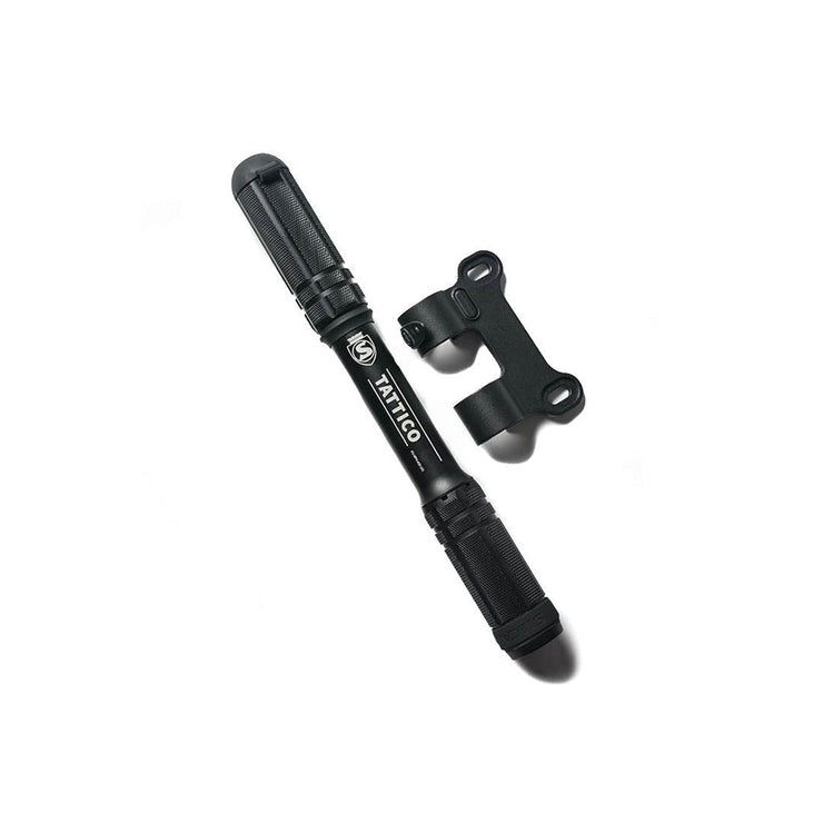 Silca Tattico Mini Pump With Hose And Bottle Cage Mount Black