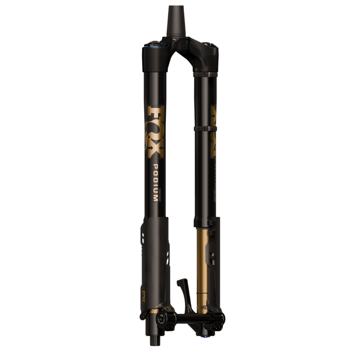 FOX Factory 36 Podium Inverted Suspension Fork - 29", 160 mm, 20TA x 110mm, 44mm Offset, GRIP X2, 58HT Crown, Black/Podium Gold