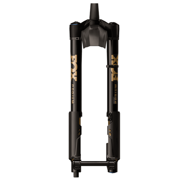 FOX Factory 36 Podium Inverted Suspension Fork - 29", 160 mm, 20TA x 110mm, 44mm Offset, GRIP X2, 68HT Crown, Black/Podium Gold