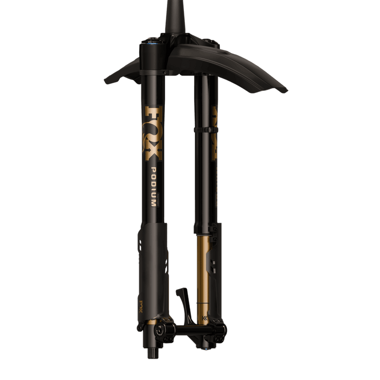 FOX Factory 36 Podium Inverted Suspension Fork - 29", 170 mm, 20TA x 110mm, 44mm Offset, GRIP X2, 58HT Crown, Black/Podium Gold