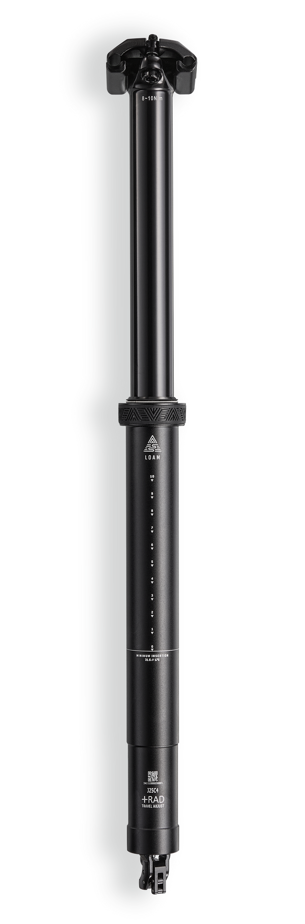 PNW Components Loam Dropper Post, Gen 2, 31.6mm, Black