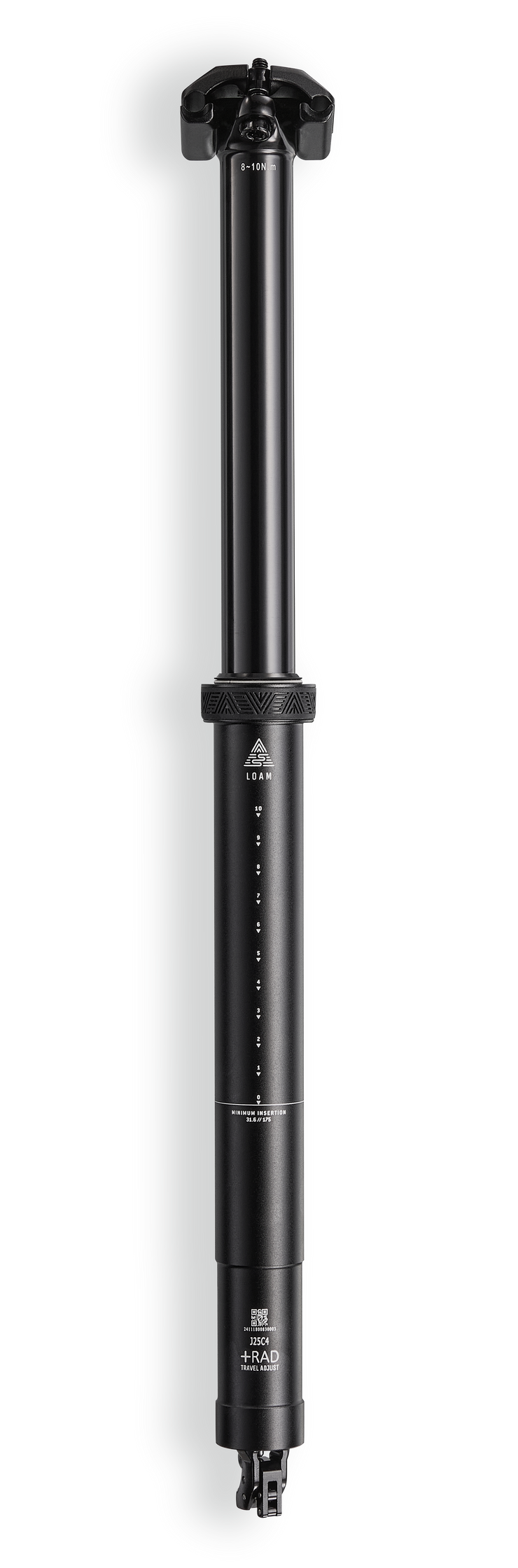 PNW Components Loam Dropper Post, Gen 2, 31.6mm, Black