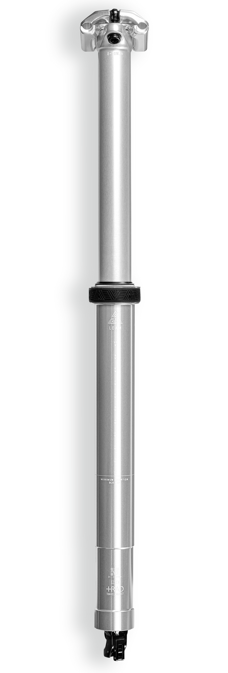 PNW Components Loam Dropper Post, Gen 2, 30.9mm, Silver