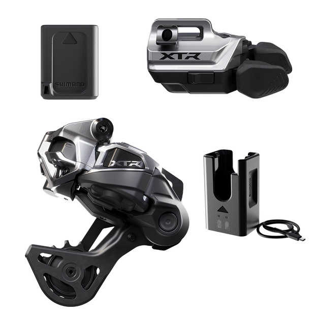 Shimano XTR M9250 Di2 Wireless Upgrade Kit - Includes M9250-GS Rear Derailleur, M9250-IR I-SPEC EV Shifter, Battery,