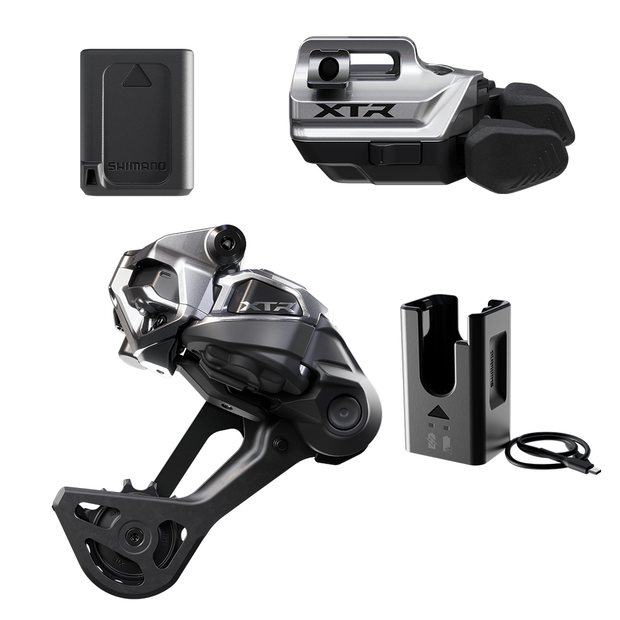 Shimano XTR M9250 Di2 Wireless Upgrade Kit - Includes M9250-SGS Rear Derailleur, M9250-IR I-Spec EV Shifter, Battery,