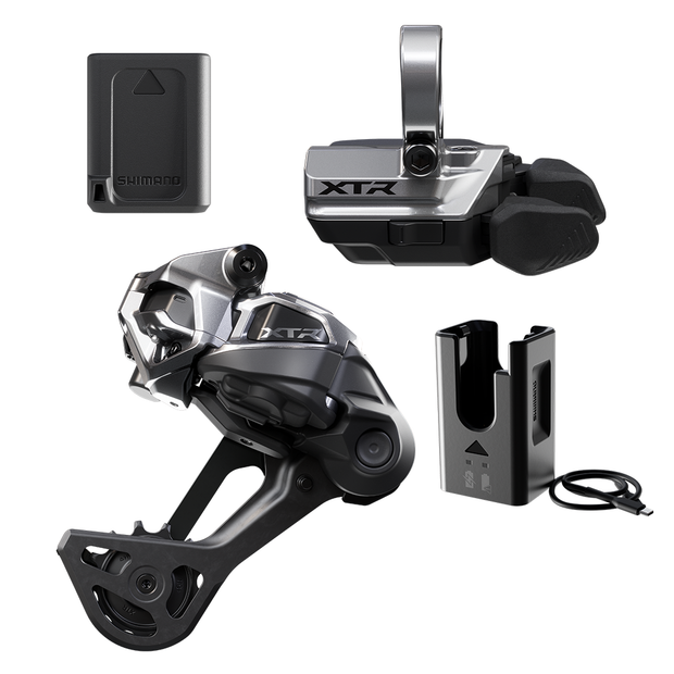 Shimano XTR M9250 Di2 Wireless Upgrade Kit - Includes M9250-GS Rear Derailleur, M9250-R  Shifter, Battery, Charger,
