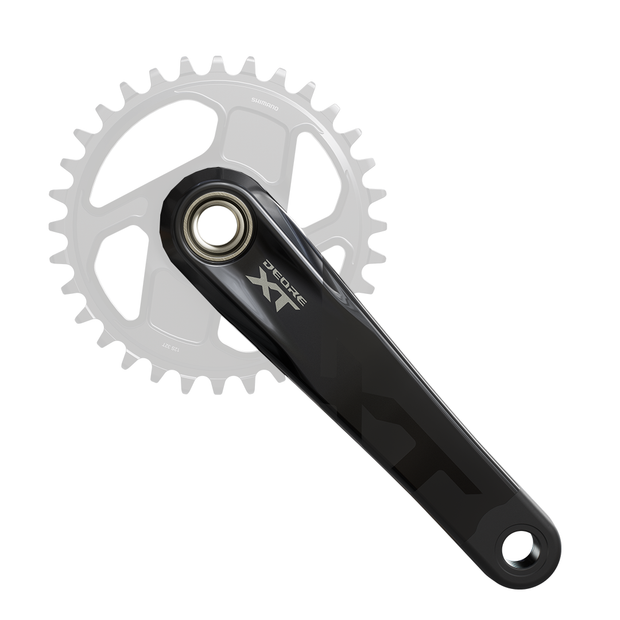 Shimano XT FC-M8200 Crankset - 175mm, 12-Speed, 1x, Direct Mount, Hollowtech II Spindle Interface