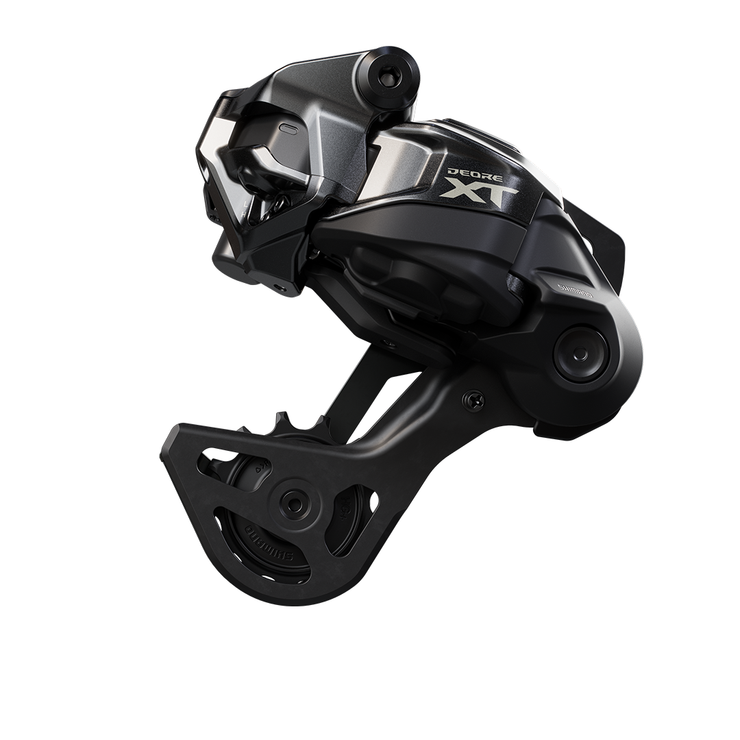 Shimano XT Di2 RD-M8250-GS Rear Derailleur - 12 Speed, Mid Cage, Gray, With Clutch
