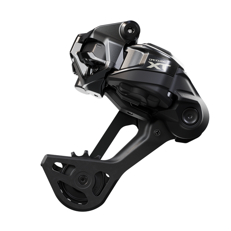 Shimano XT Di2 RD-M8250-SGS Rear Derailleur - 12 Speed, Long Cage, Gray, With Clutch