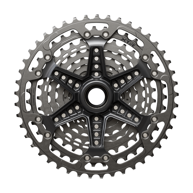 Shimano XTR CS-M9200-12 Cassette - 12-Speed, 9-45t, Hyperglide+, Micro Spline, Gray