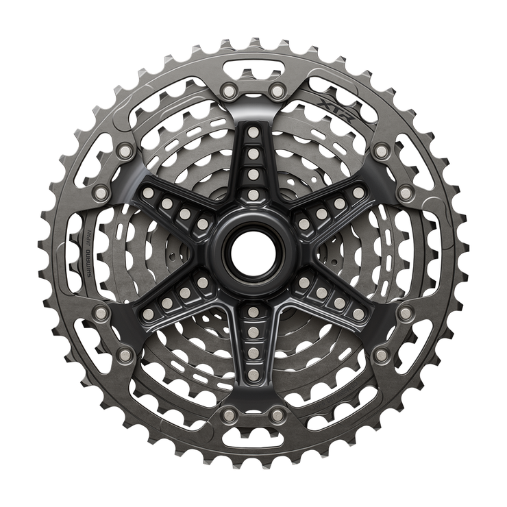 Shimano XTR CS-M9200-12 Cassette - 12-Speed, 9-45t, Hyperglide+, Micro Spline, Gray