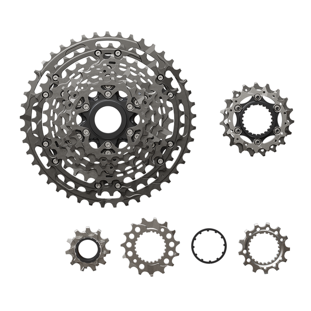Shimano XTR CS-M9200-12 Cassette - 12-Speed, 9-45t, Hyperglide+, Micro Spline, Gray