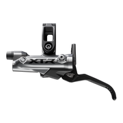 Shimano XTR M9220 Enduro Disc Brake and Lever - Left/Front, Post Mount, 4-Piston Caliper, SM-BH90-SBM Hose, Finned Metal