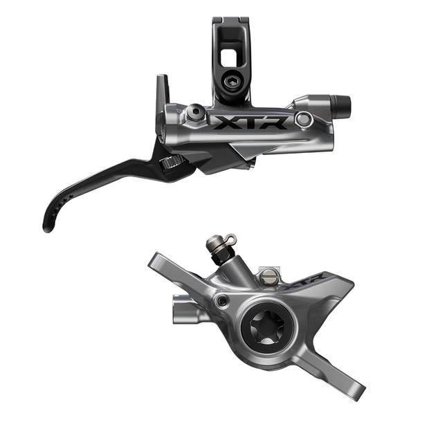 Shimano XTR BR-M9200 Disc Brake and BL-M9220 Lever - Right/Rear, Post Mount, 2-Piston Caliper, SM-BH90-SS Hose, Metal