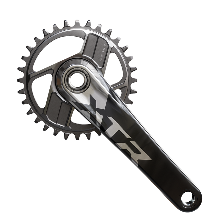 Shimano XTR FC-9220 Enduro Crankset - 170mm, 12-Speed, 1x, Direct Mount, Hollowtech II Hollow-Forged Crankarms,