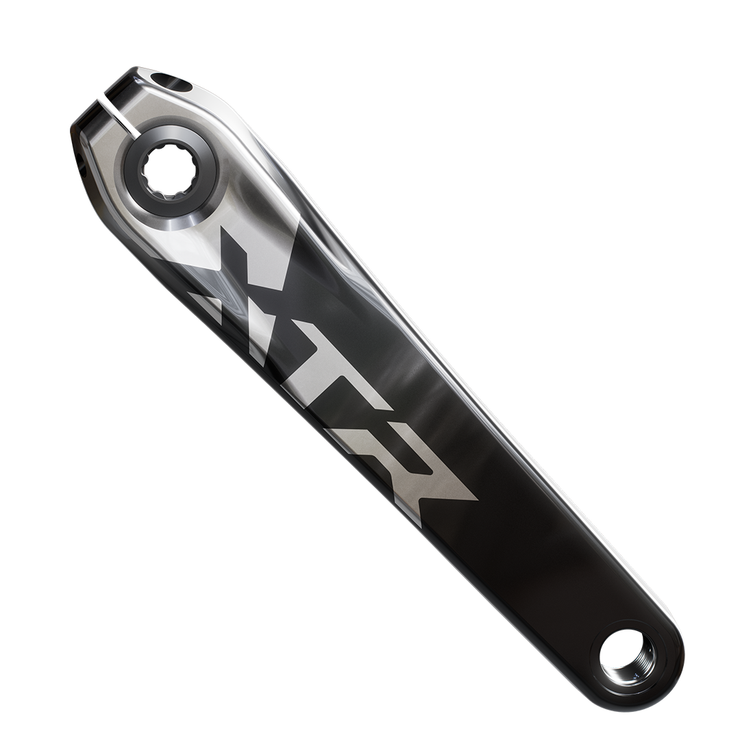 Shimano XTR FC-9200 XC Crankset - 165mm, 12-Speed, 1x, Direct Mount, Hollowtech II Hollow-Forged Crankarms, Black/Silver