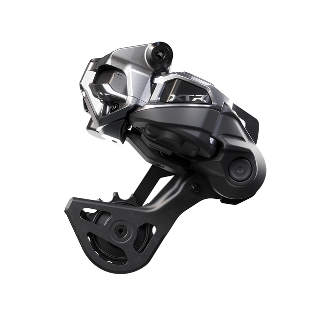 Shimano XTR RD-M9250-GS Di2 Wireless Rear Derailleur - 12-Speed, Medium Cage, Shadow ES, Black/Gray