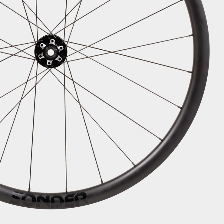 Sonder Black i21 Carbon Aero Wheelset