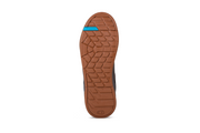 Crank Brothers Stamp Lace Men's Flat Shoe - Grey/Blue/Silver/Gum Outsole, Size 11