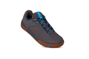 Crank Brothers Stamp Lace Men's Flat Shoe - Grey/Blue/Silver/Gum Outsole, Size 11