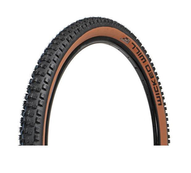 Schwalbe Wicked Will Tire - 29 x 2.4, Tubeless, Folding, Bronze Sidewall, Evolution Line, Super Ground, Addix SpeedGrip