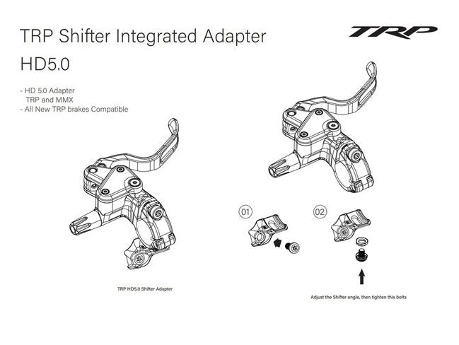 TRP Shifter Adapter Kit (HD 5.0) - MMX-Right